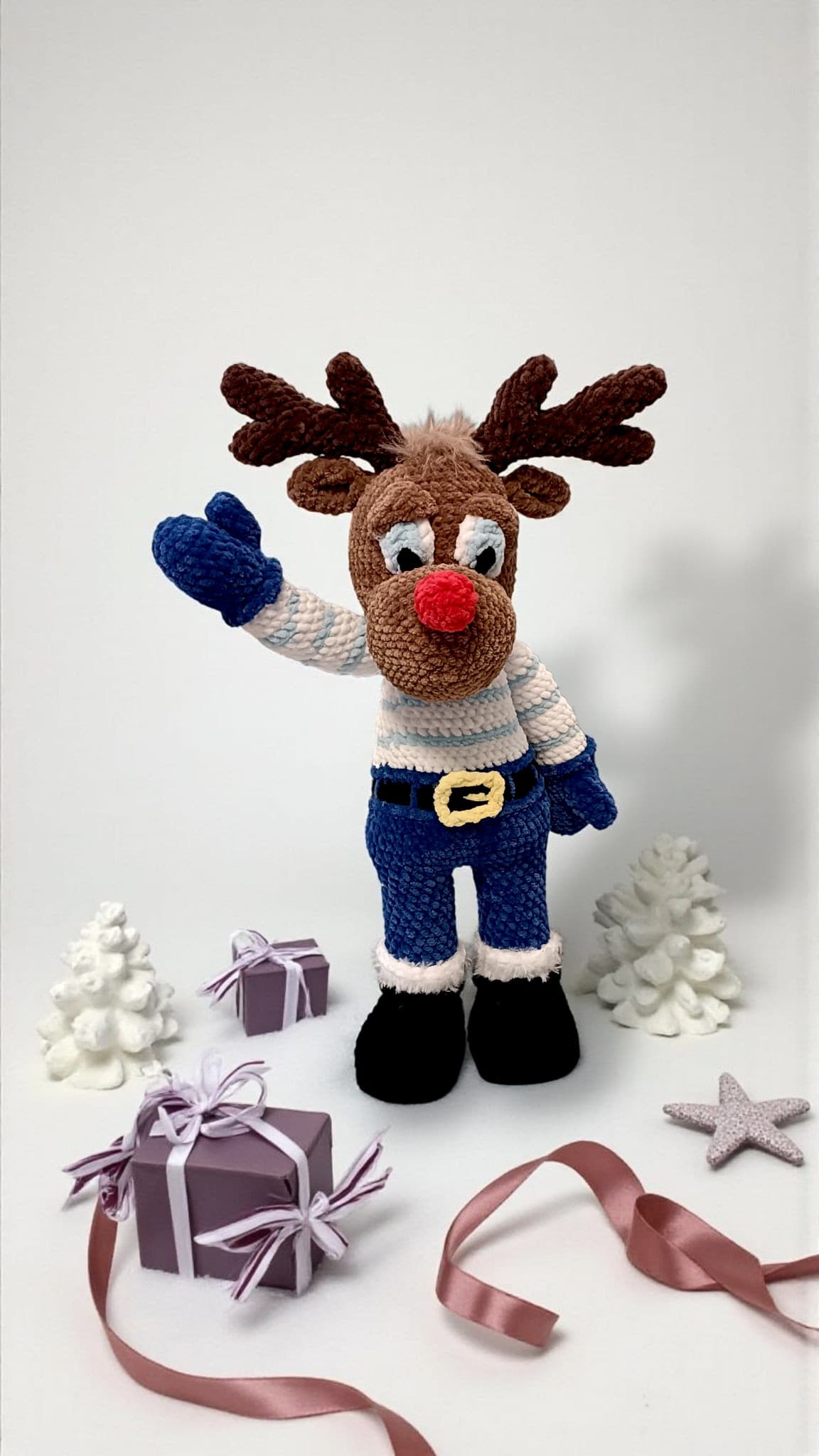 Renifer Bogdan Wzór Szydełkowy