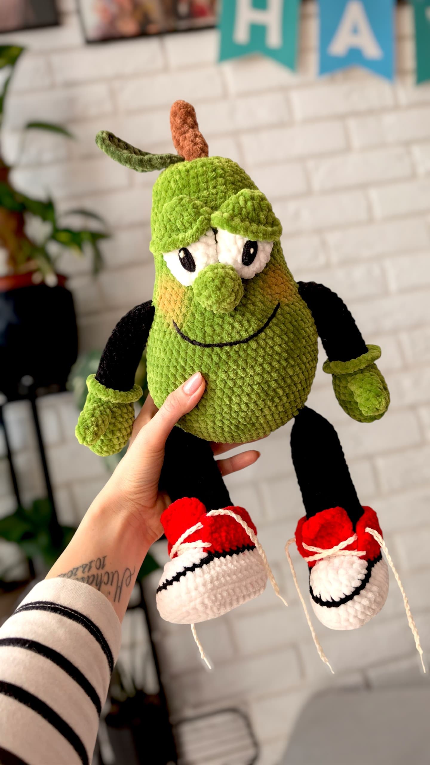 Gruszka- wzór szydełkowy 